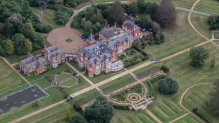 An aerial view of Bagshot Park in Surrey