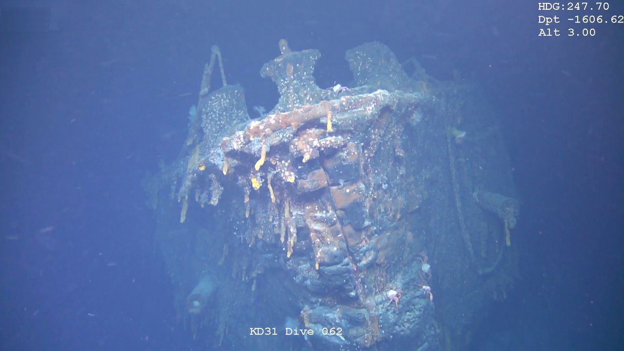 The wreck of the Scharnhorst was found by an autonomous underwater vehicle in only three days of searching part of the seafloor near the Falkland Islands.
