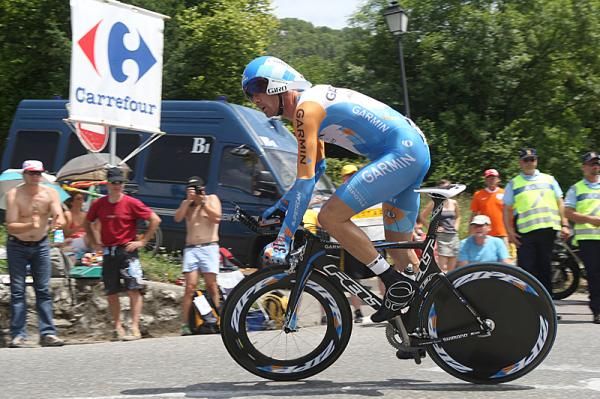 David Millar (Garmin) was fifth fastest on the day