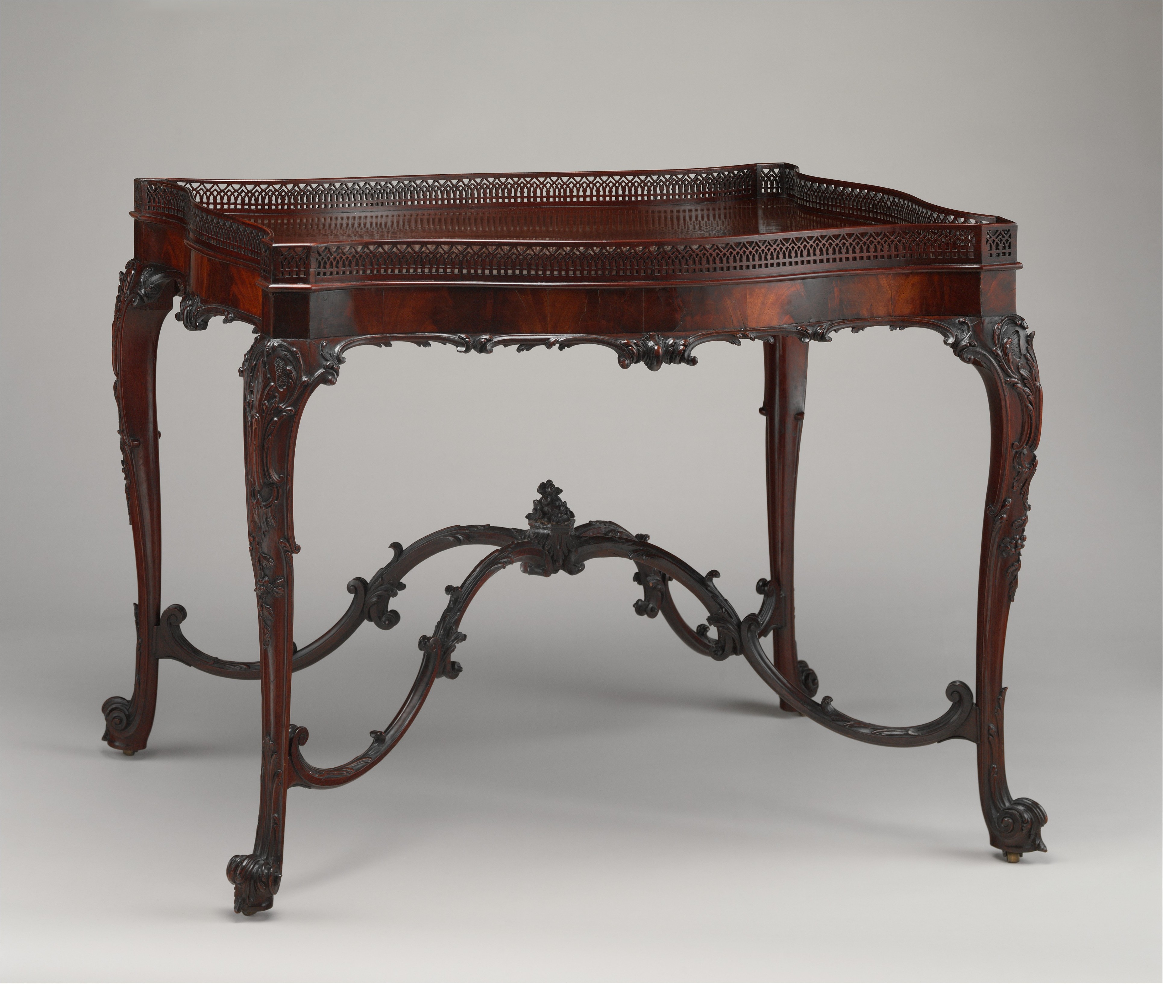 Brown antique table