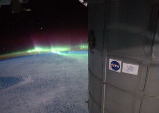 Astronaut Ron Garan took this photo of the northern lights from the International Space Station. Garan tweeted the photo on Sept. 11, 2011.