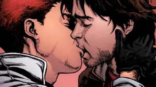 Rictor and Shatterstar in Marvel Comics.