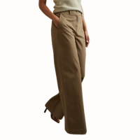 Eva Cotton Blend Wide Leg Trousers | Was £150 now £78