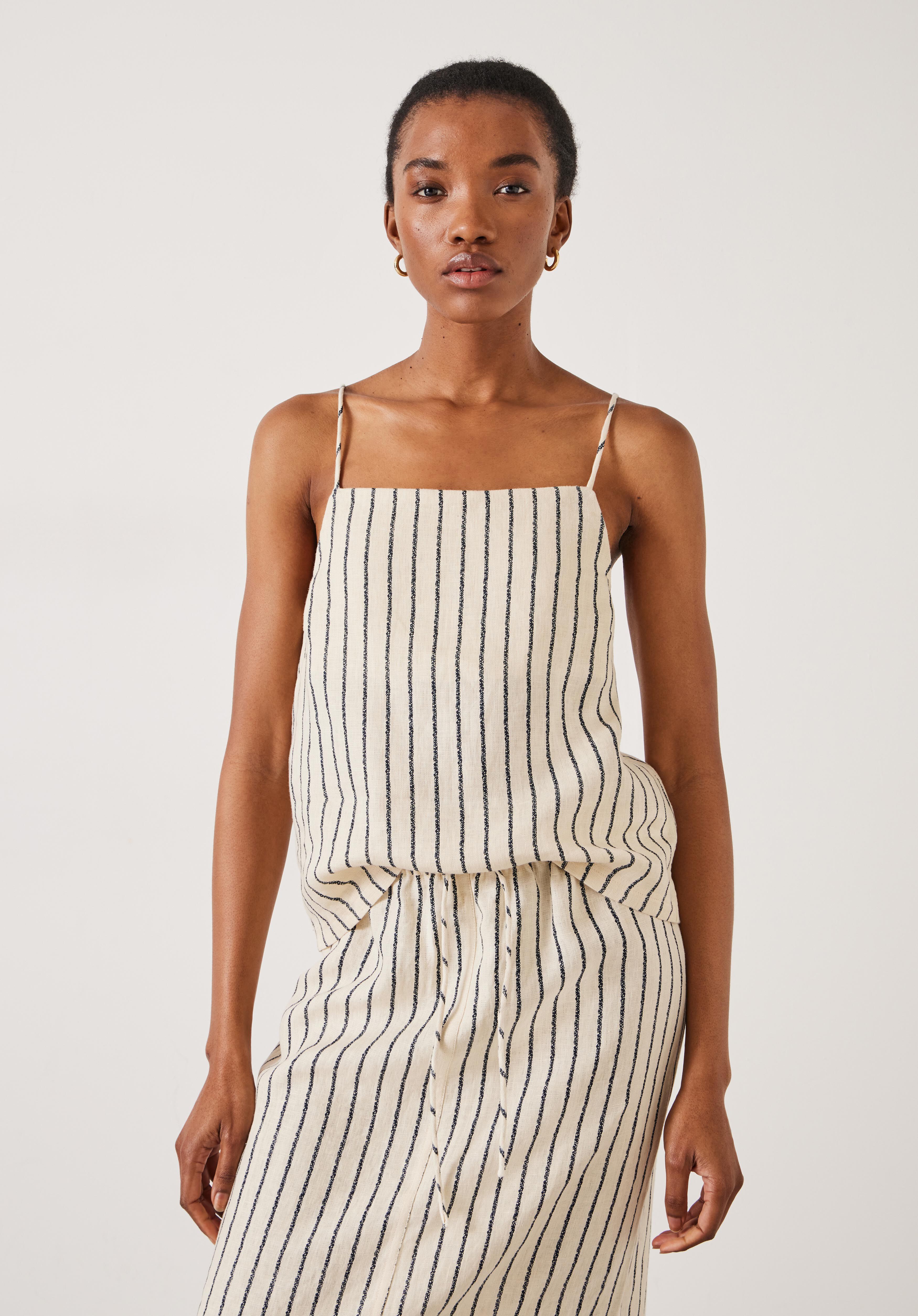Sian Stripe Linen Cami