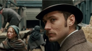 Jude Law in Sherlock Holmes.