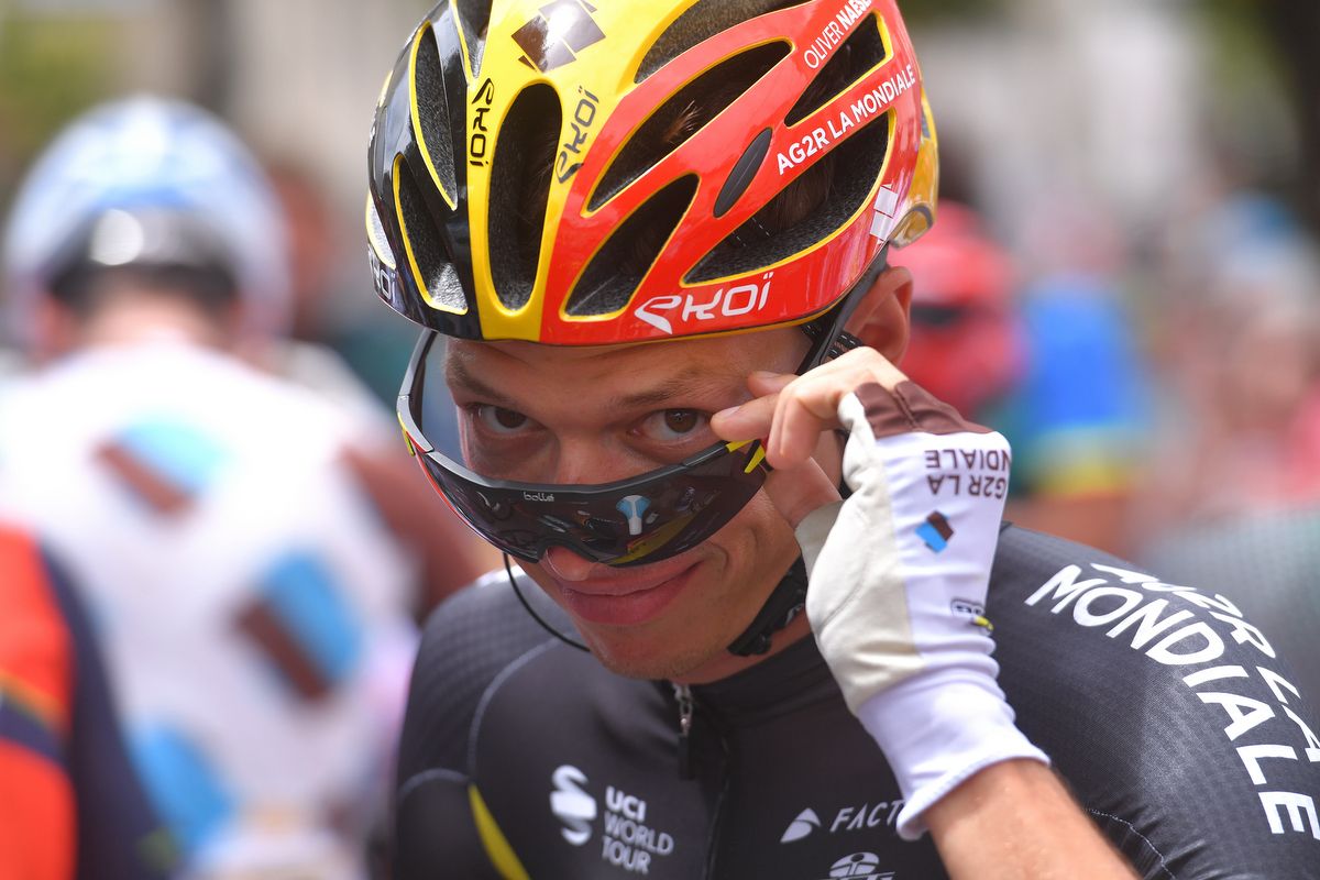 Oliver Naesen (AG2R La Mondiale) enjoying the Tour