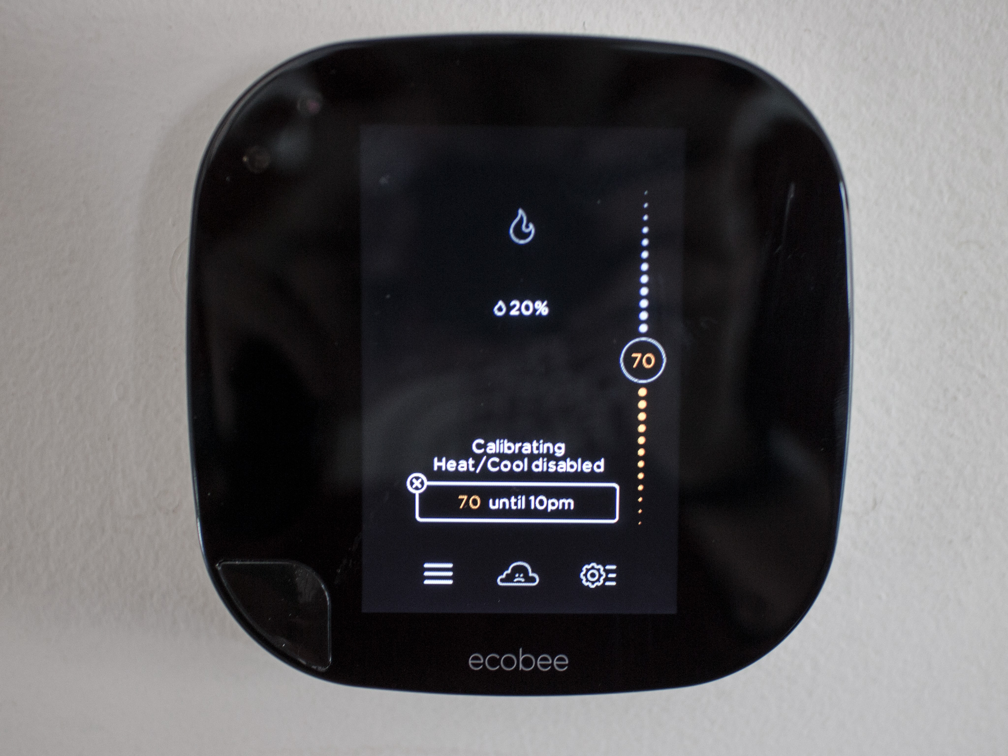ecobee3 calibarting