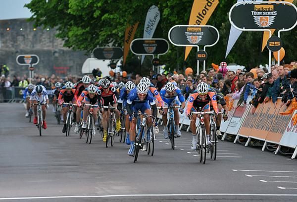 Motorpoint &ndash; Marshalls Pasta rider Ian Bibby motors to the win.
