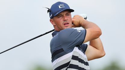 Bryson Dechambeau takes a shot at the 2022 LIV Golf Bangkok tournament