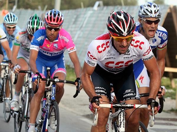Fabian Cancellara (Team CSC) went with the final move on Corva