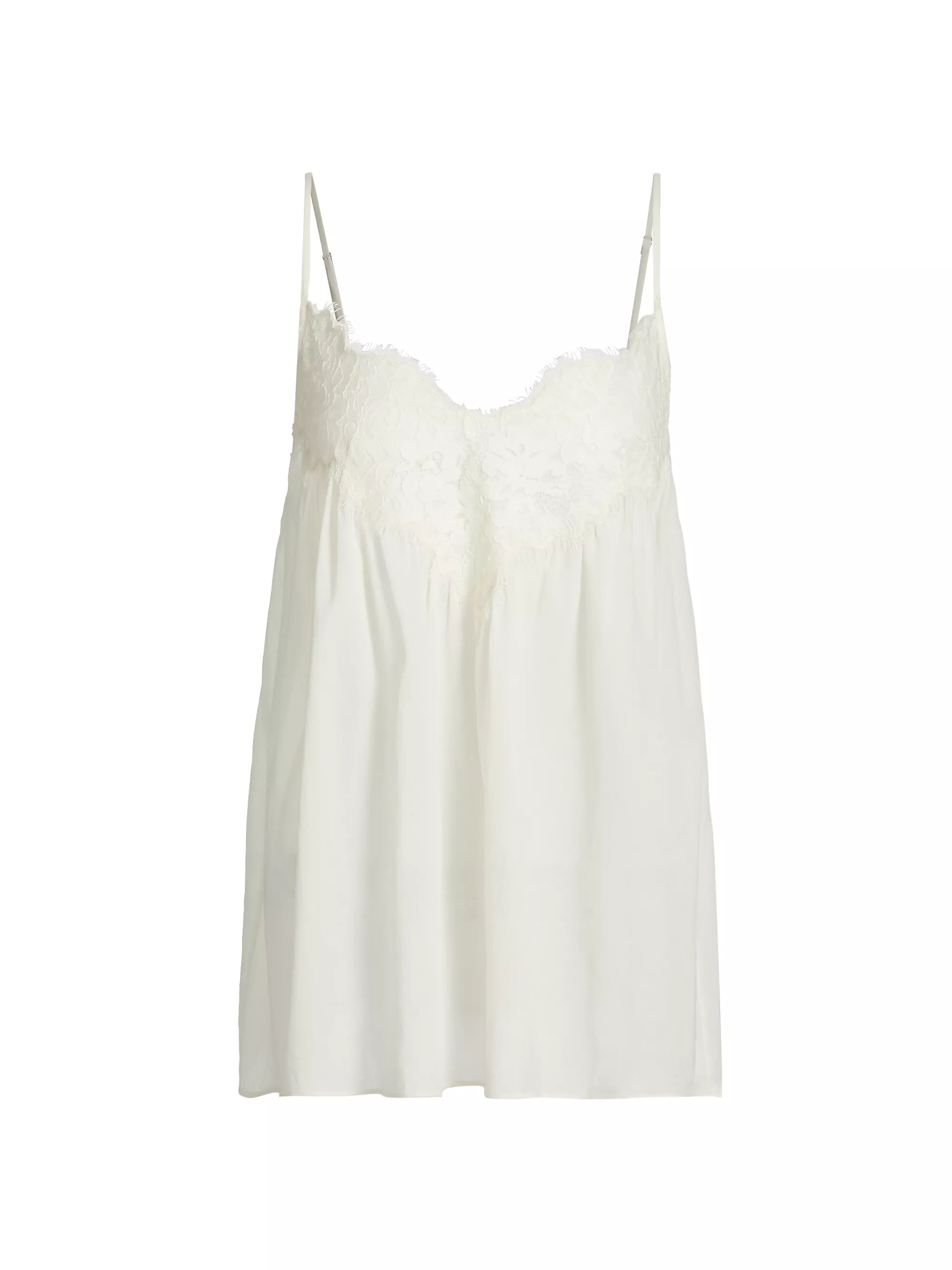 Cotton Lace-Trimmed Camisole