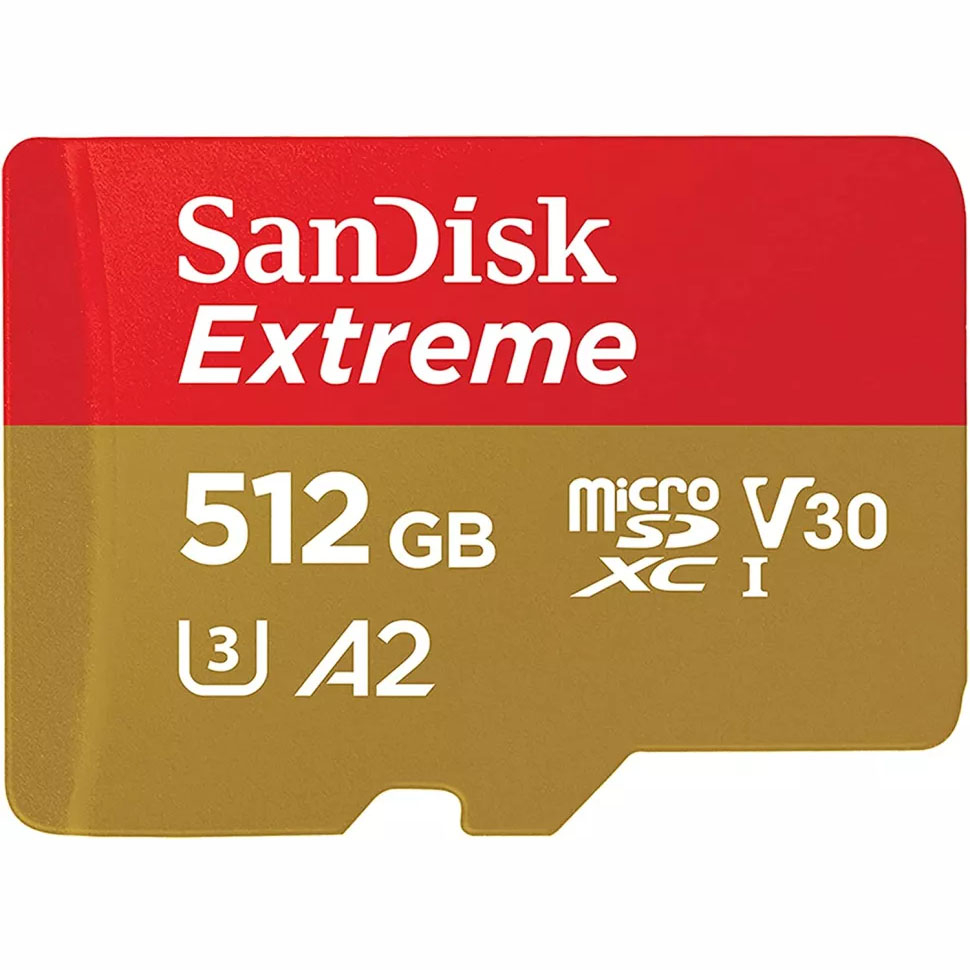 SanDisk Extreme 512GB microSD card