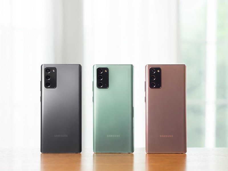 Samsung Galaxy Note 20 Colors