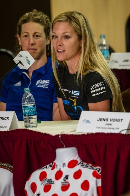 Alison Tetrick (Twenty 16) explains Monday's TT course