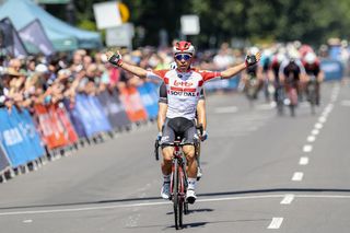 Caleb Ewan (Lotto Soudal) take victory on day 3 of the 2019 Bay Crits in Williamstown
