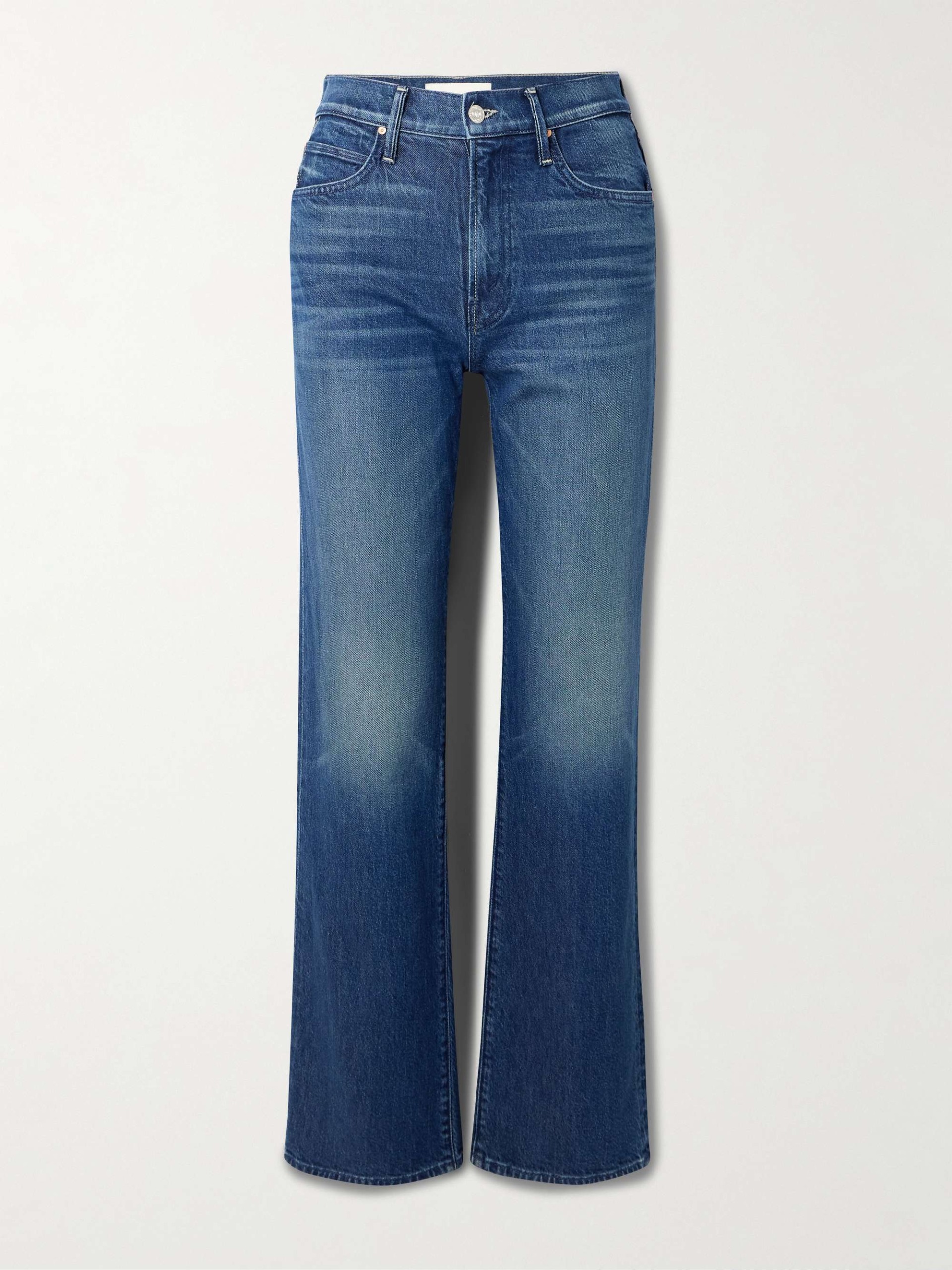 The Kick It High-Rise Straight-Leg Jeans