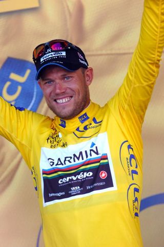 Thor Hushovd in yellow