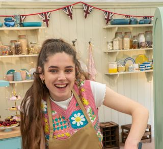 Freya, a contestant from The Great British Bake Off 2021