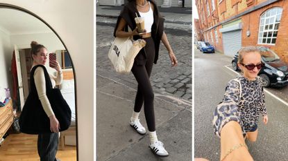 woman wearing chanel bag and sporty attire - best gym bags