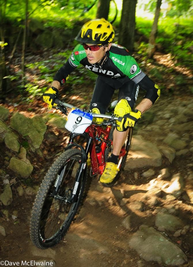 Michael Broderick (Kenda NoTubes) having a podium-level ride
