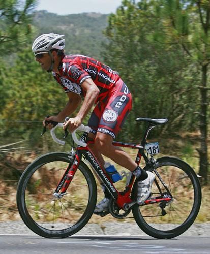 Race leader Francisco Mancebo (Rock Racing) finished ninth.