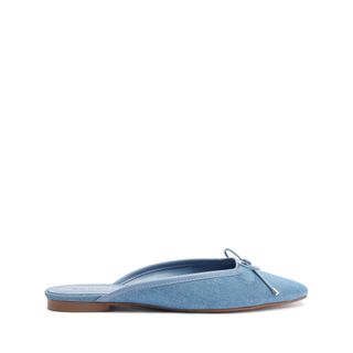 Arissa Denim Mule Flat