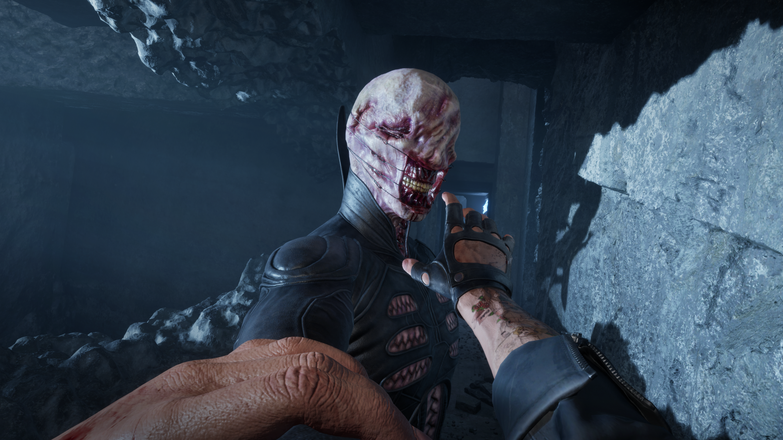 Screens from a horror game