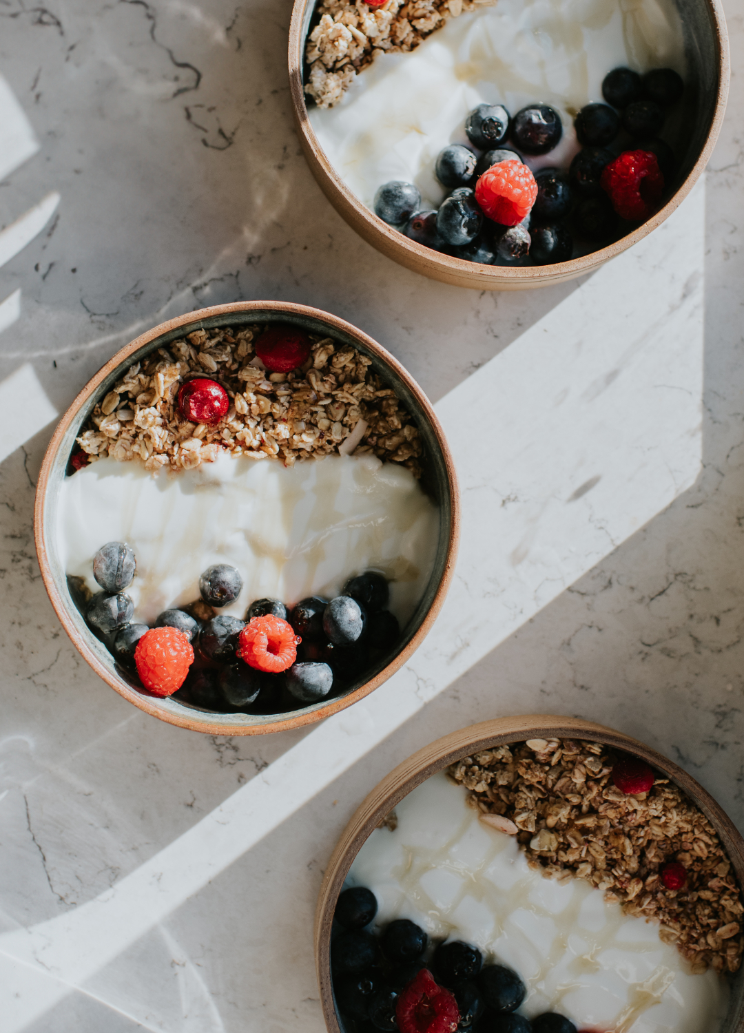 Loaded granola bowls