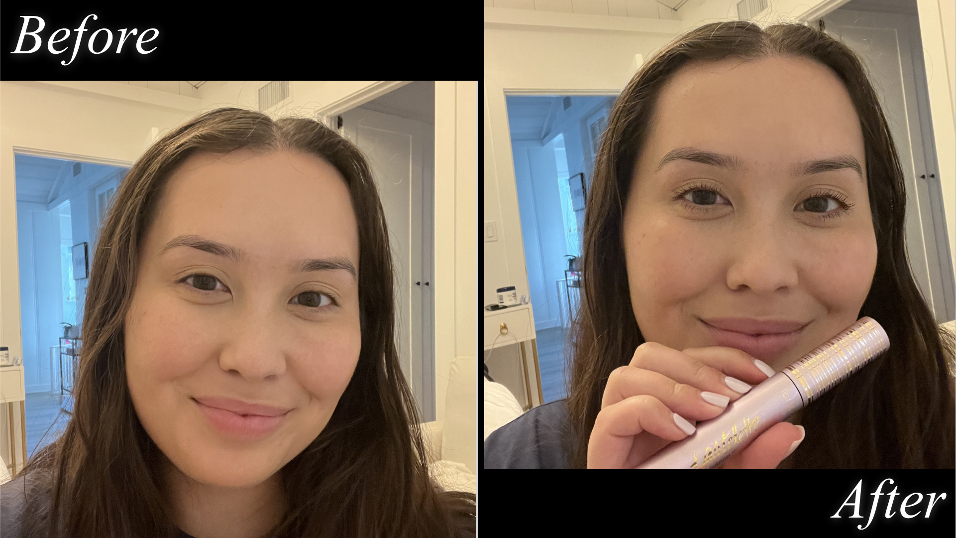 Catharine Malzahn testing Tarte Tartelette Tubing Mascara