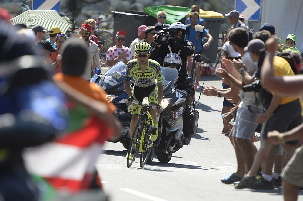 Rafal Majka (Tinkoff-Saxo) wins the stage