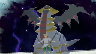 Giratina And Volo Battle Pokemon Legends Arceus