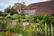 Summer borders at Great Dixter, Sussex.