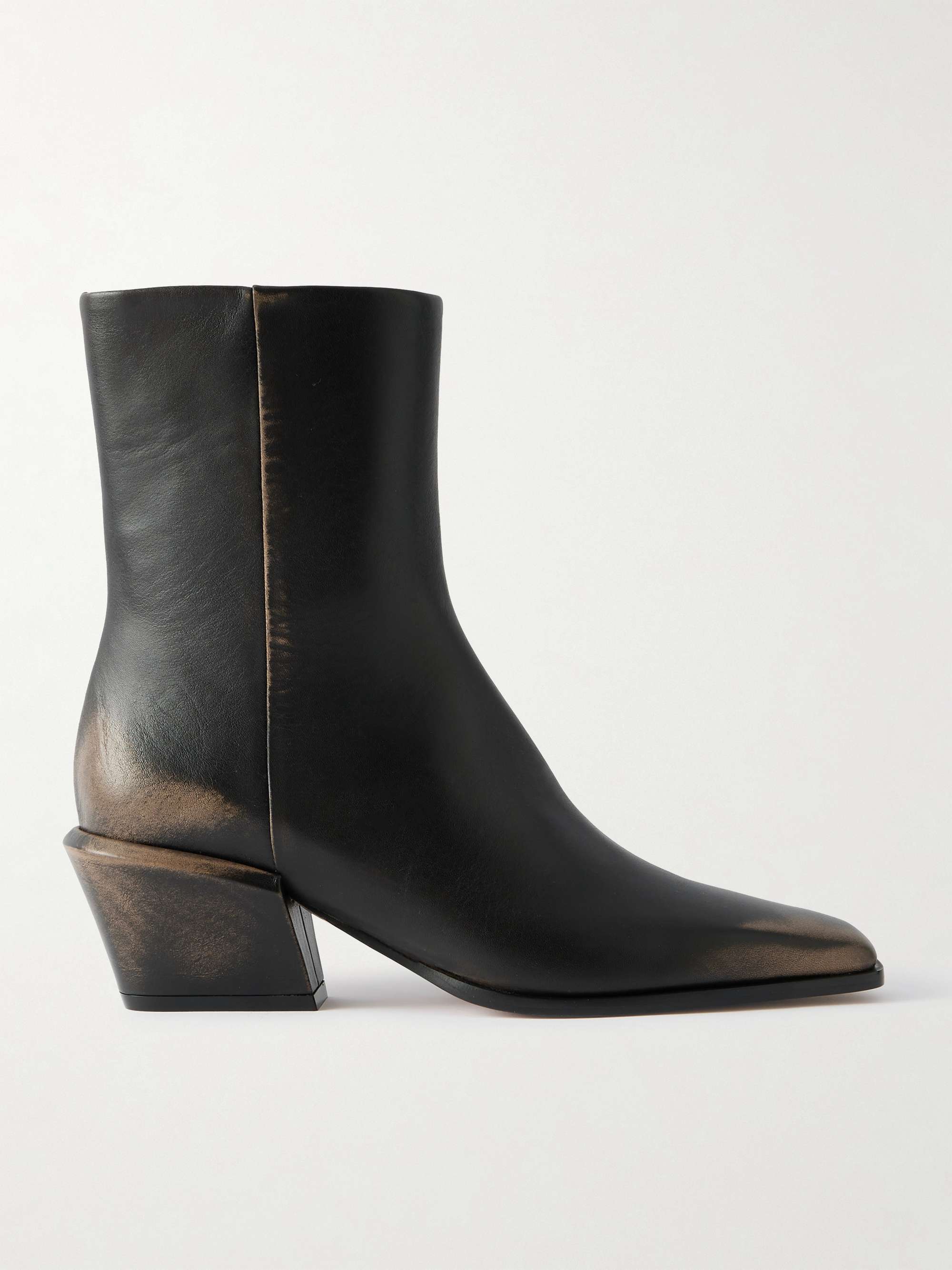 Bettina 50 Leather Ankle Boots