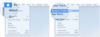 Click on the Apple Menu, then click on System Preferences