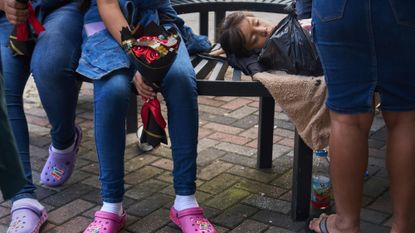 Guatemalans wait for deported children