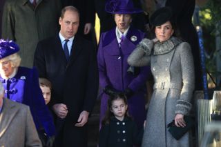 Kate Middleton, Prince William and Princess Charlotte Christmas at Sandringham 2019