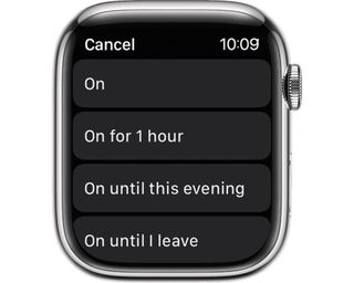 Apple Watch do not disturb feature