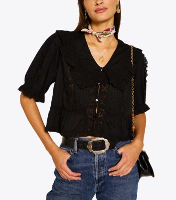 Image of black blouse