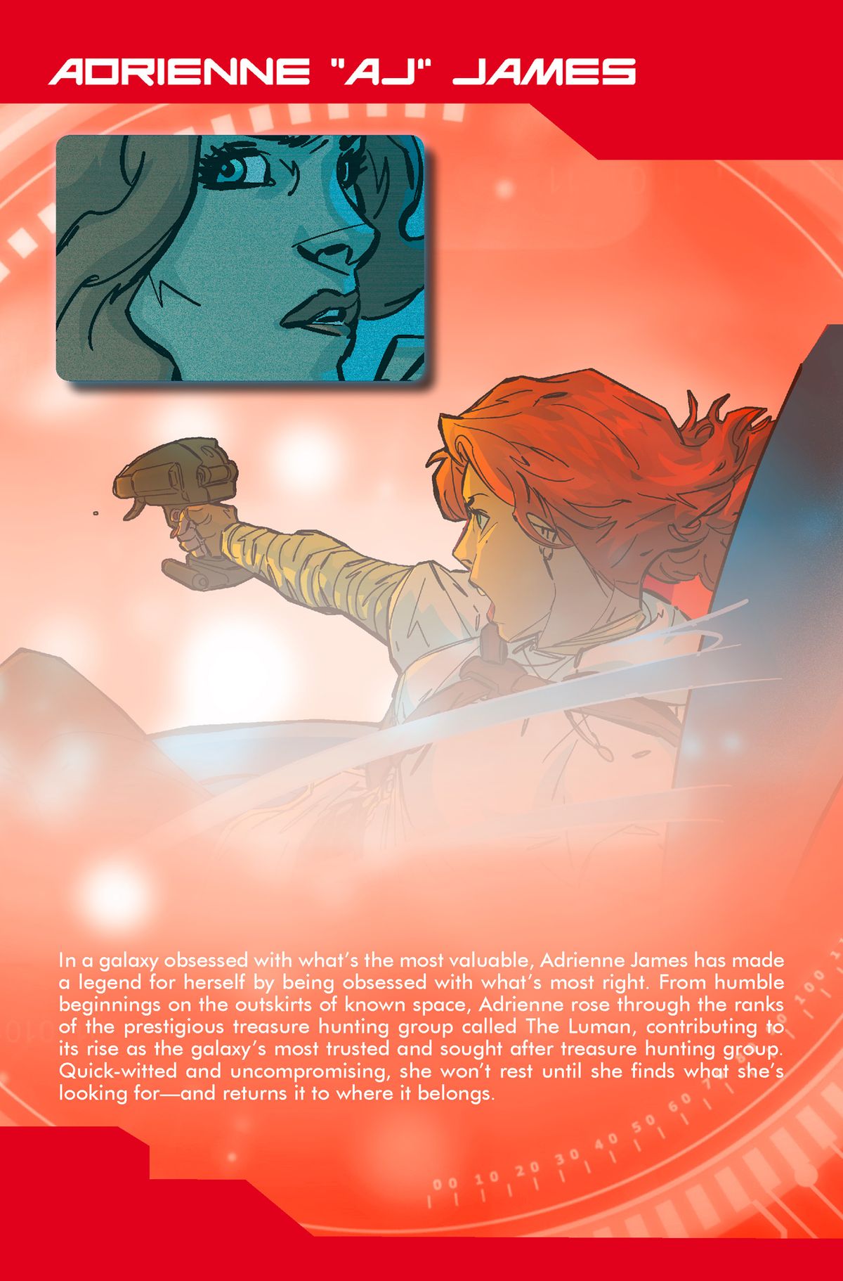 An excerpt from "The Adventures of Adrienne James."