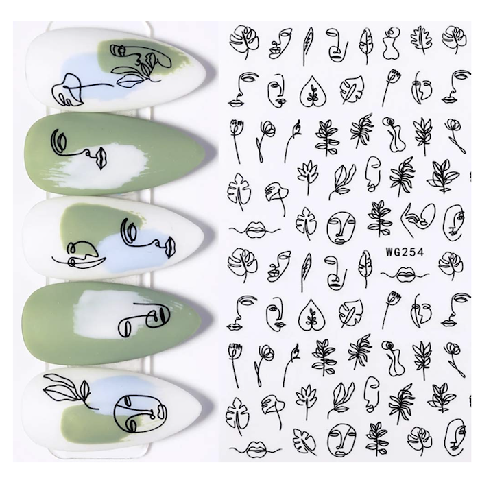 Qdsuh Nail Art Stickers