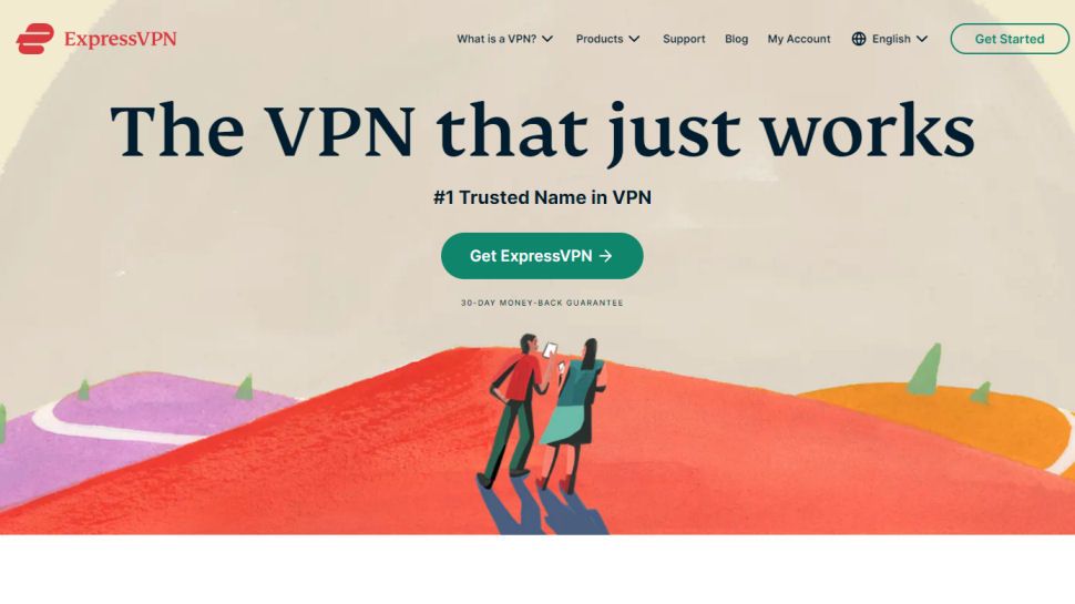 ExpressVPN landing homepage