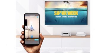 Shark Week Verizon Media AR Discovery Plus