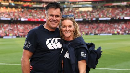 Gabby Logan and Kenny Logan 