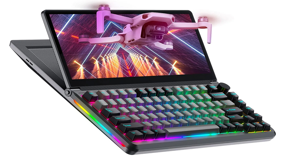 This gorgeous RGB backlit mechanical keyboard comes with an