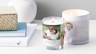best photo gifts - shutterfly photo candle