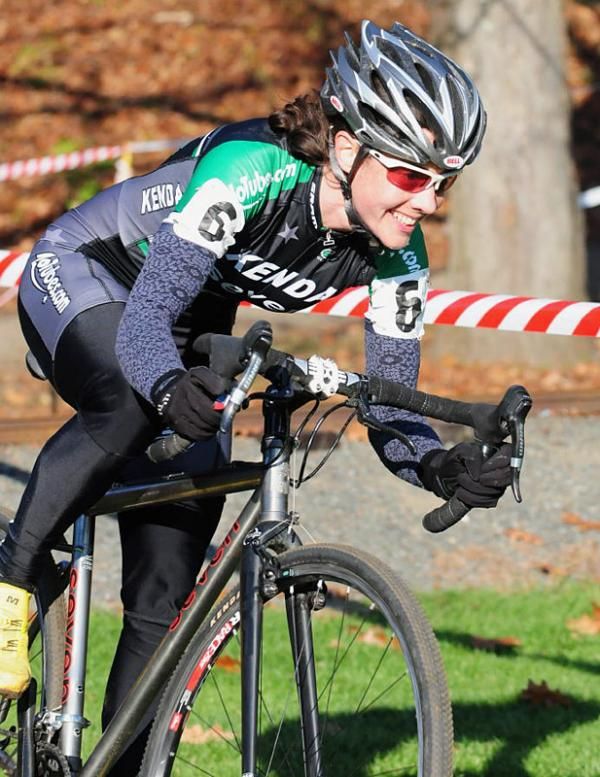 Mary McConneloug (Kenda-Seven-No Tubes) with a 20-second lead.
