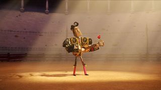 Manolo stands in an arena in The Book of Life