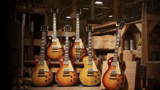 Gibson 1959 Les Paul Standard Reissue Limited Edition Murphy Lab Aged With Brazilian Rosewood Cherry in Murphy Burst