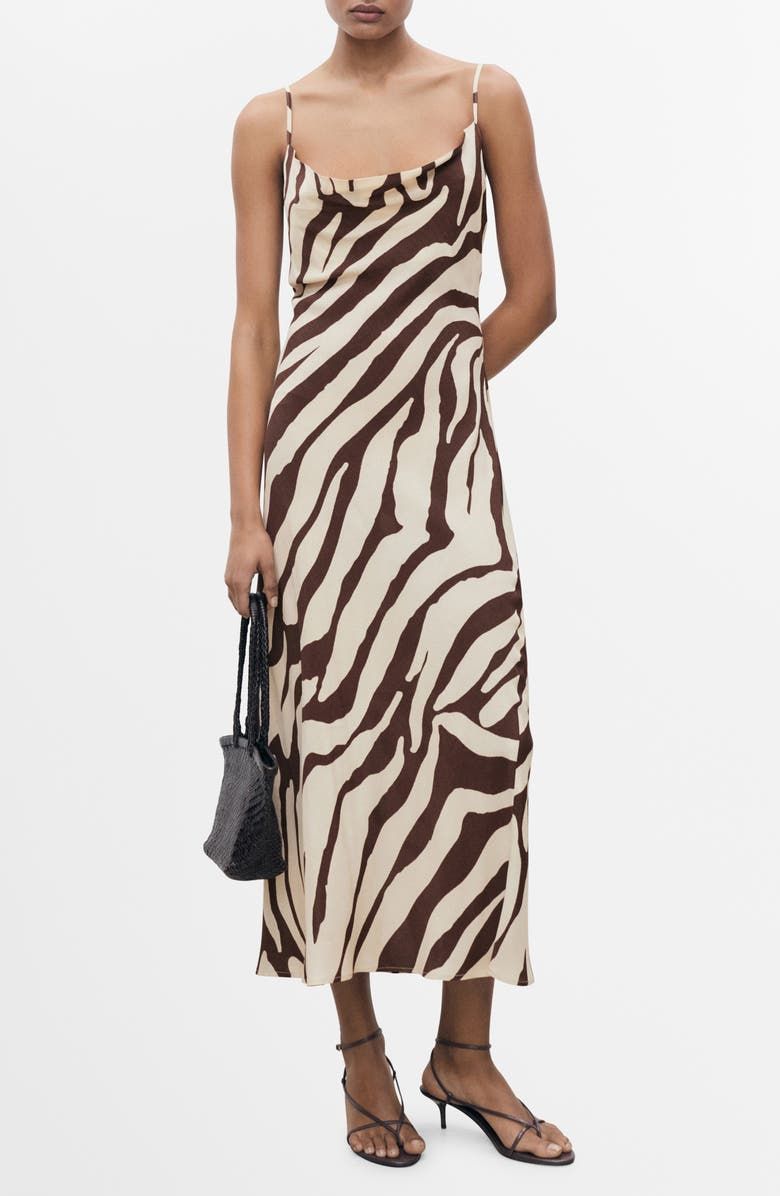 Zebra Print Slipdress