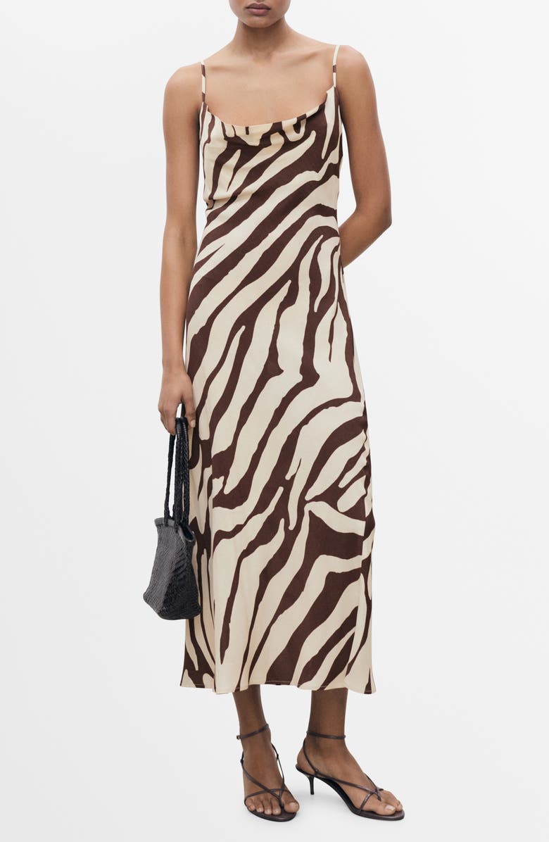 Zebra Print Slipdress